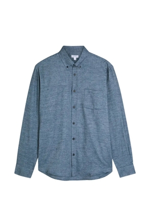 Sunspel chest pocket button shirt - Blue