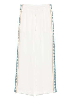 Casablanca Greco Wave trousers - White