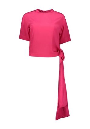 Cédric Charlier draped top - Pink