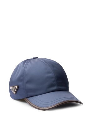 Prada logo-plaque baseball cap - Blue