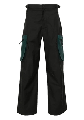 District Vision organic-cotton blend cargo trousers - Black