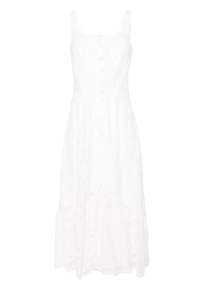 Charo Ruiz Ibiza Nissy embroidered maxi dress - White