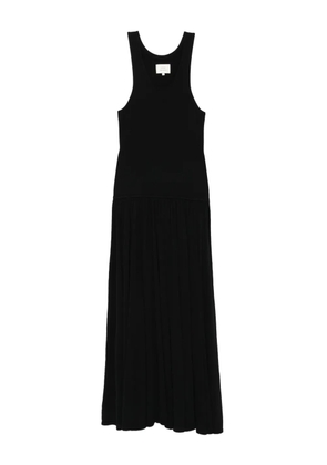 LouLou de Saison Jada racer-back gathered maxi dress - Black