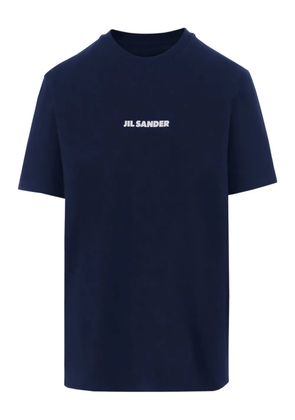 Jil Sander logo-print cotton T-shirt - Blue