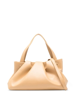 Themoirè Athena gathered tote bag - Neutrals