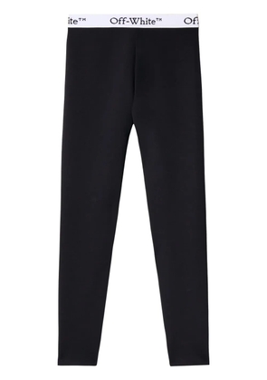 Off-White printed performance leggings - Black