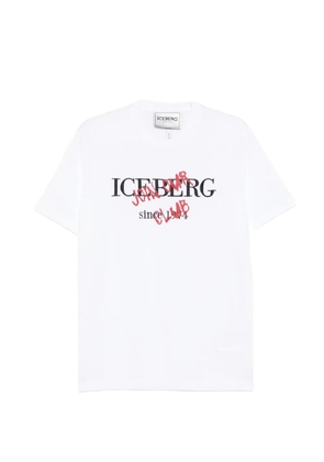 Iceberg crew-neck logo T-shirt - White