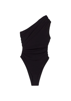 Maje asymmetric one-shoulder body - Black