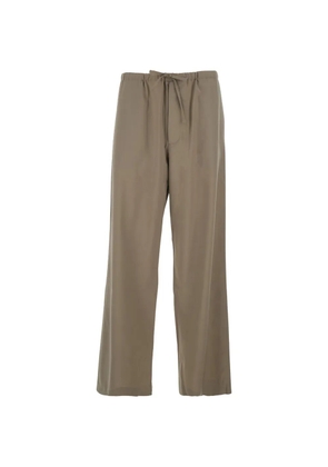 TONYWACK drawstring trousers - Neutrals