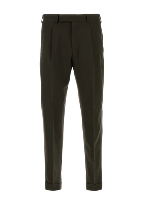 PT Torino cuffed trousers - Green