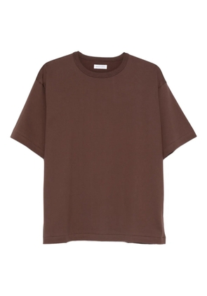 Kaptain Sunshine Suvin Cotton Suede Tenjiku S/S crew-neck T-shirt - Brown