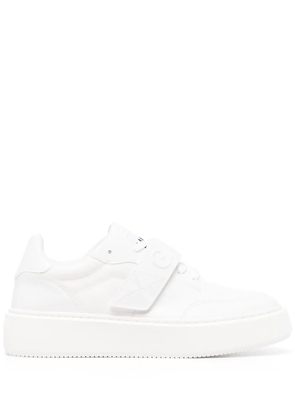 GANNI touch-strap low-top sneakers - White
