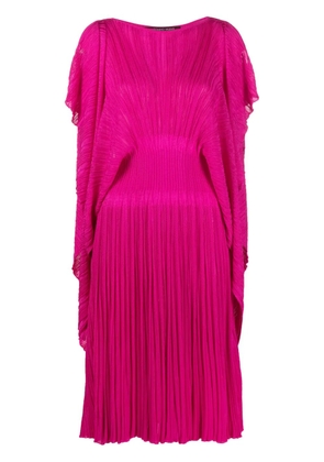Antonino Valenti fully pleated slit-sleeve dress - Pink