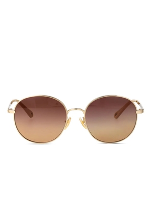 Chloé Eyewear round-frame sunglasses - Gold