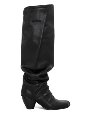 Vivienne Westwood slouch leather boots - Black