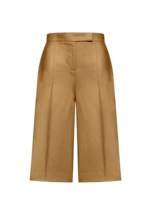 Max Mara high-waisted pleated shorts - Neutrals