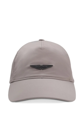 BOSS x ASTON MARTIN logo-plaque cap - Grey