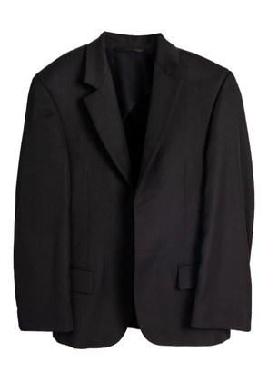 Balenciaga padded-shoulder blazer - Black