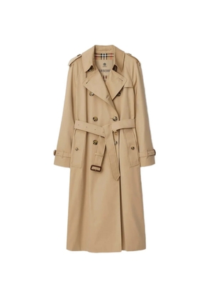 Burberry belted cotton coat - Neutrals