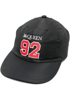 Alexander McQueen logo-print baseball cap - Black