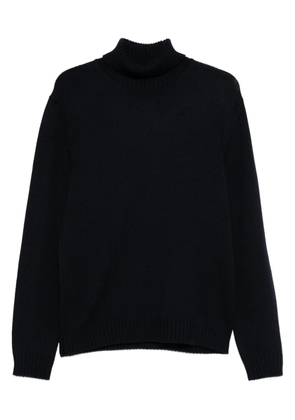 Zanone turtleneck wool sweater - Blue