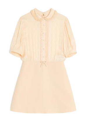 Valentino Garavani short-sleeves mini dress - Neutrals