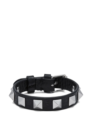 Valentino Garavani studded leather bracelet - Black