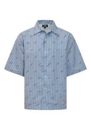 GCDS striped shirt - Blue