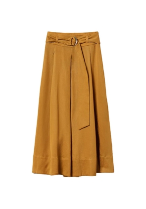 TWINSET belted midi skirt - Brown
