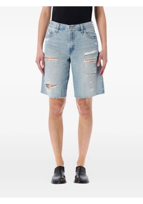 Levi's Baggy Dad distressed denim shorts - Blue