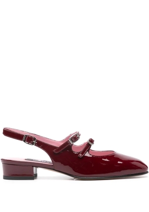 Carel Paris Peche patent Mary Janes pumps - Red