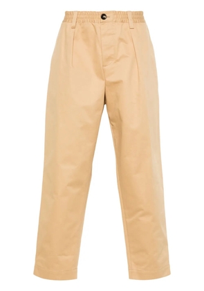 Marni gabardine tapered trousers - Neutrals