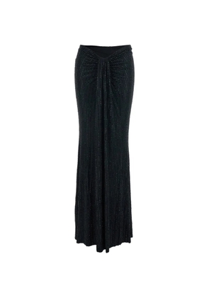 VENUJA knotted embellished maxi skirt - Black