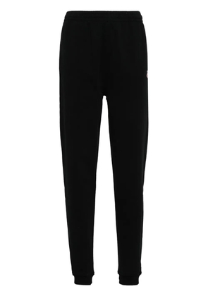 Maison Kitsuné Fox-appliqué track pants - Black