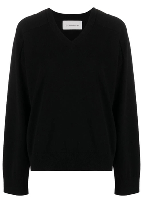 ARMARIUM V-neck knitted jumper - Black