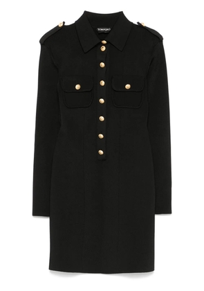 TOM FORD ribbed mini dress - Black