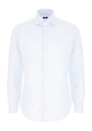 Barba button-cuff shirt - Blue