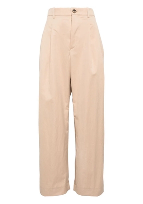 WARDROBE.NYC wide-leg tailored trousers - Brown