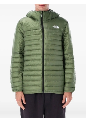 The North Face hooded quilted padded jacket - Green