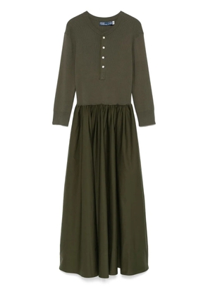 Polo Ralph Lauren Henley-Bodice maxi dress - Green