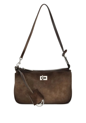 Balenciaga Rodeo suede shoulder bag - Brown