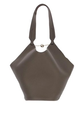 KHAITE leather shouder bag - Grey
