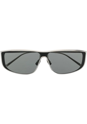 Saint Laurent Eyewear square-frame tinted sunglasses - Silver