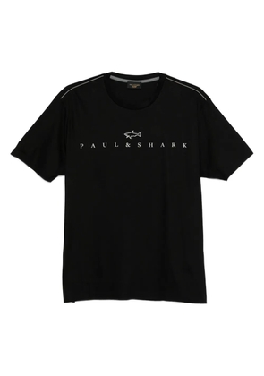 Paul & Shark logo-detail T-shirt - Black