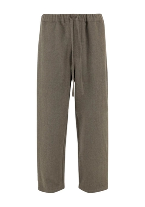 DARKPARK drawstring wool trousers - Green