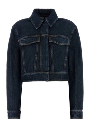 Sportmax cropped denim jacket - Blue