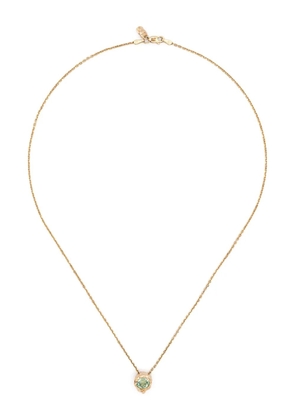 Fie Isolde 14K yellow gold Alfa tourmaline necklace