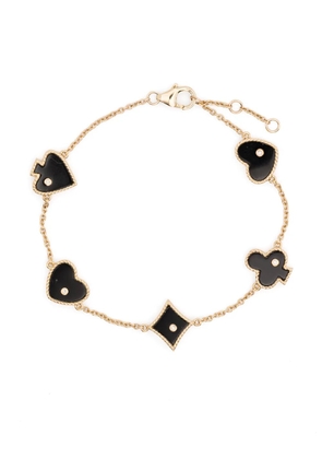 Yvonne Léon 9kt yellow gold Casino multi-stone bracelet