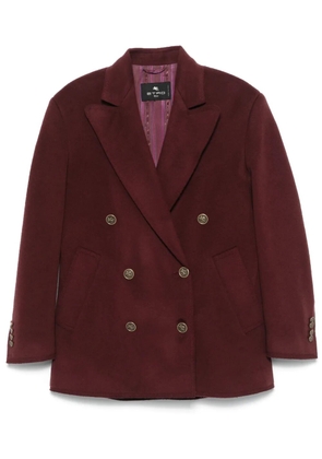 ETRO double-breasted coat - Red
