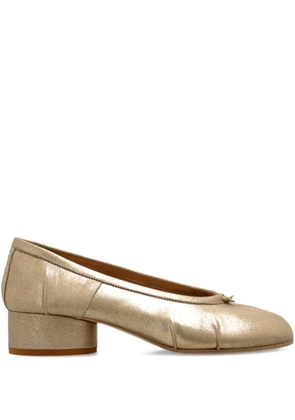 Maison Margiela 350mm block-heel pumps - Gold
